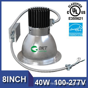 NEW UL Energy Star Listed 40W 2540lm DC dimming 8inch LED Down Light